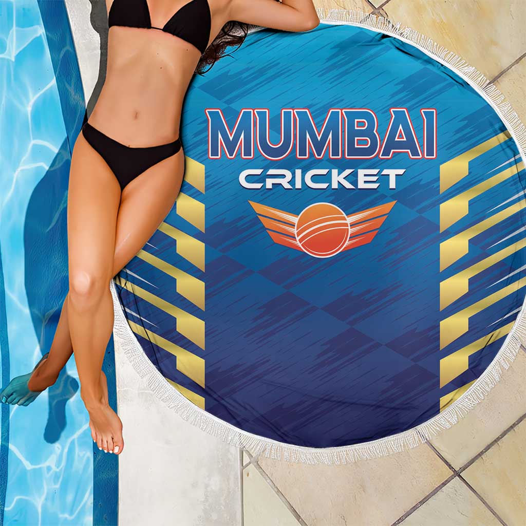 Mumbai 2025 Cricket Indians Beach Blanket Aali Re Play Like Mumbai