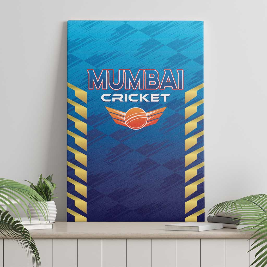 Mumbai 2025 Cricket Indians Canvas Wall Art Aali Re Play Like Mumbai