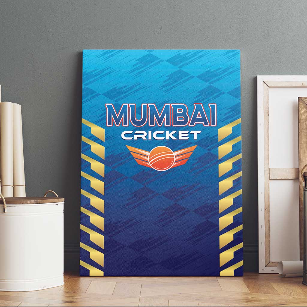 Mumbai 2025 Cricket Indians Canvas Wall Art Aali Re Play Like Mumbai