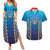 Custom Mumbai 2025 Cricket Indians Couples Matching Summer Maxi Dress and Hawaiian Shirt Aali Re Play Like Mumbai