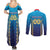 Custom Mumbai 2025 Cricket Indians Couples Matching Summer Maxi Dress and Long Sleeve Button Shirt Aali Re Play Like Mumbai