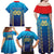 Custom Mumbai 2025 Cricket Indians Family Matching Off Shoulder Maxi Dress and Hawaiian Shirt Aali Re Play Like Mumbai