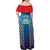 Custom Mumbai 2025 Cricket Indians Family Matching Off Shoulder Maxi Dress and Hawaiian Shirt Aali Re Play Like Mumbai