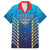 Custom Mumbai 2025 Cricket Indians Family Matching Off Shoulder Short Dress and Hawaiian Shirt Aali Re Play Like Mumbai