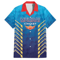Custom Mumbai 2025 Cricket Indians Family Matching Puletasi and Hawaiian Shirt Aali Re Play Like Mumbai