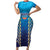 Custom Mumbai 2025 Cricket Indians Family Matching Short Sleeve Bodycon Dress and Hawaiian Shirt Aali Re Play Like Mumbai