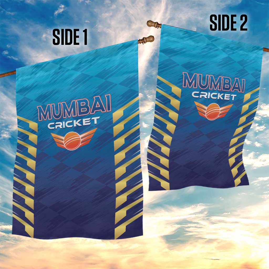 Mumbai 2025 Cricket Indians Garden Flag Aali Re Play Like Mumbai