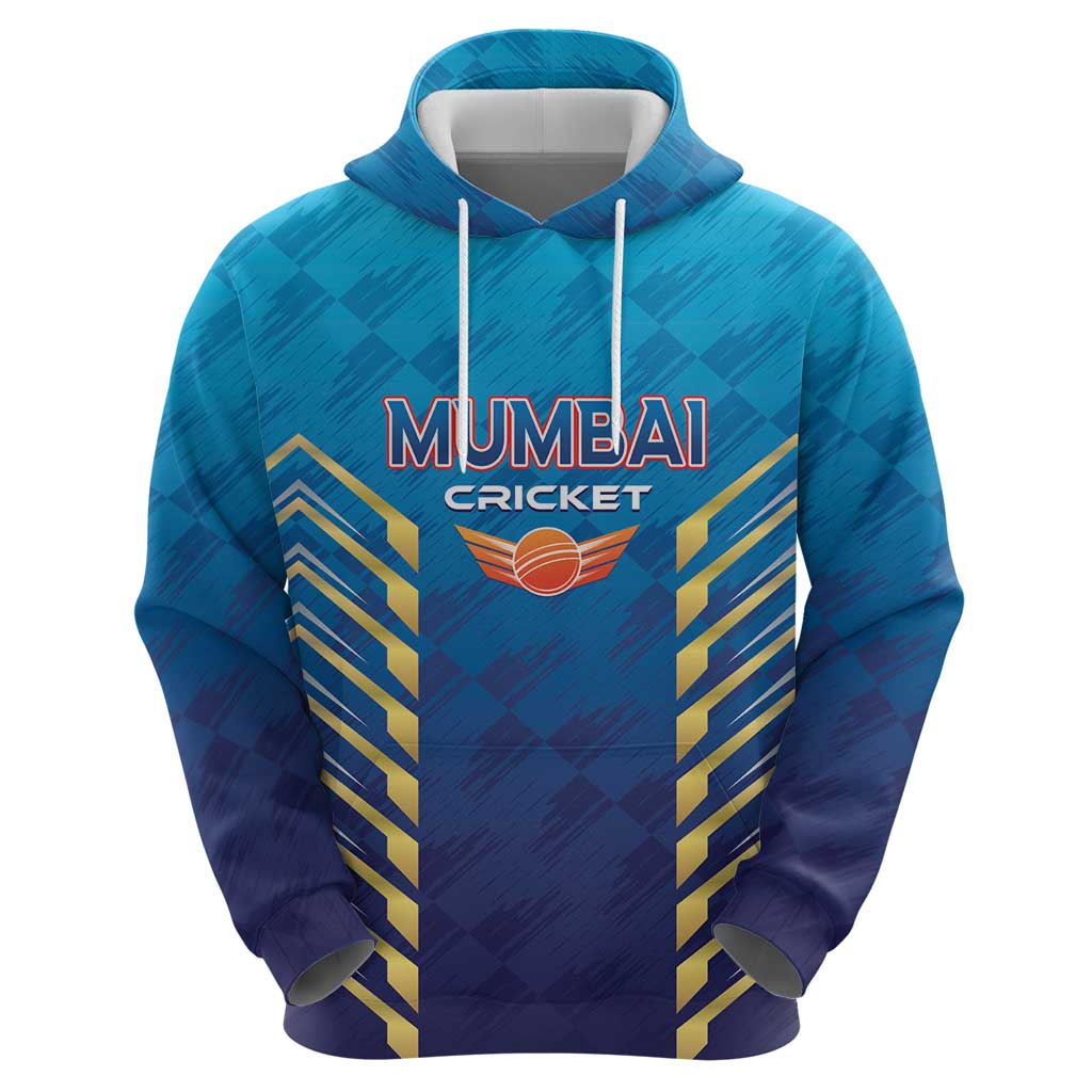 Custom Mumbai 2025 Cricket Indians Hoodie Aali Re Play Like Mumbai