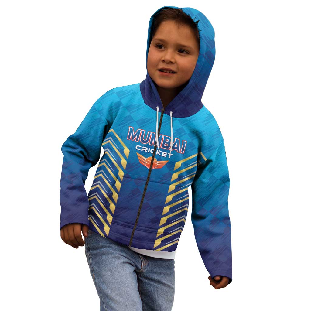 Custom Mumbai 2025 Cricket Indians Kid Hoodie Aali Re Play Like Mumbai