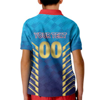 Custom Mumbai 2025 Cricket Indians Kid Polo Shirt Aali Re Play Like Mumbai