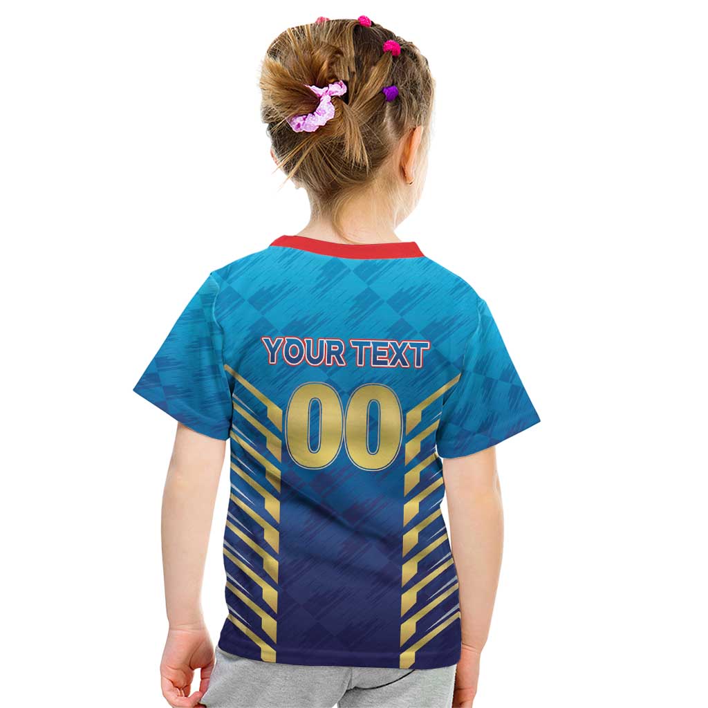 Custom Mumbai 2025 Cricket Indians Kid T Shirt Aali Re Play Like Mumbai