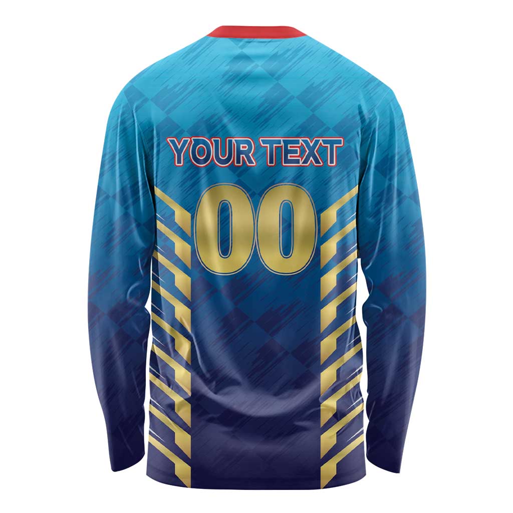 Custom Mumbai 2025 Cricket Indians Long Sleeve Shirt Aali Re Play Like Mumbai