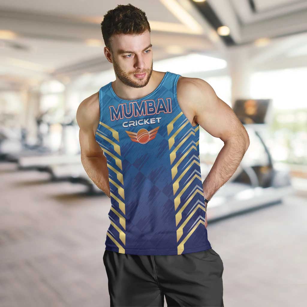 Custom Mumbai 2025 Cricket Indians Men Tank Top Aali Re Play Like Mumbai