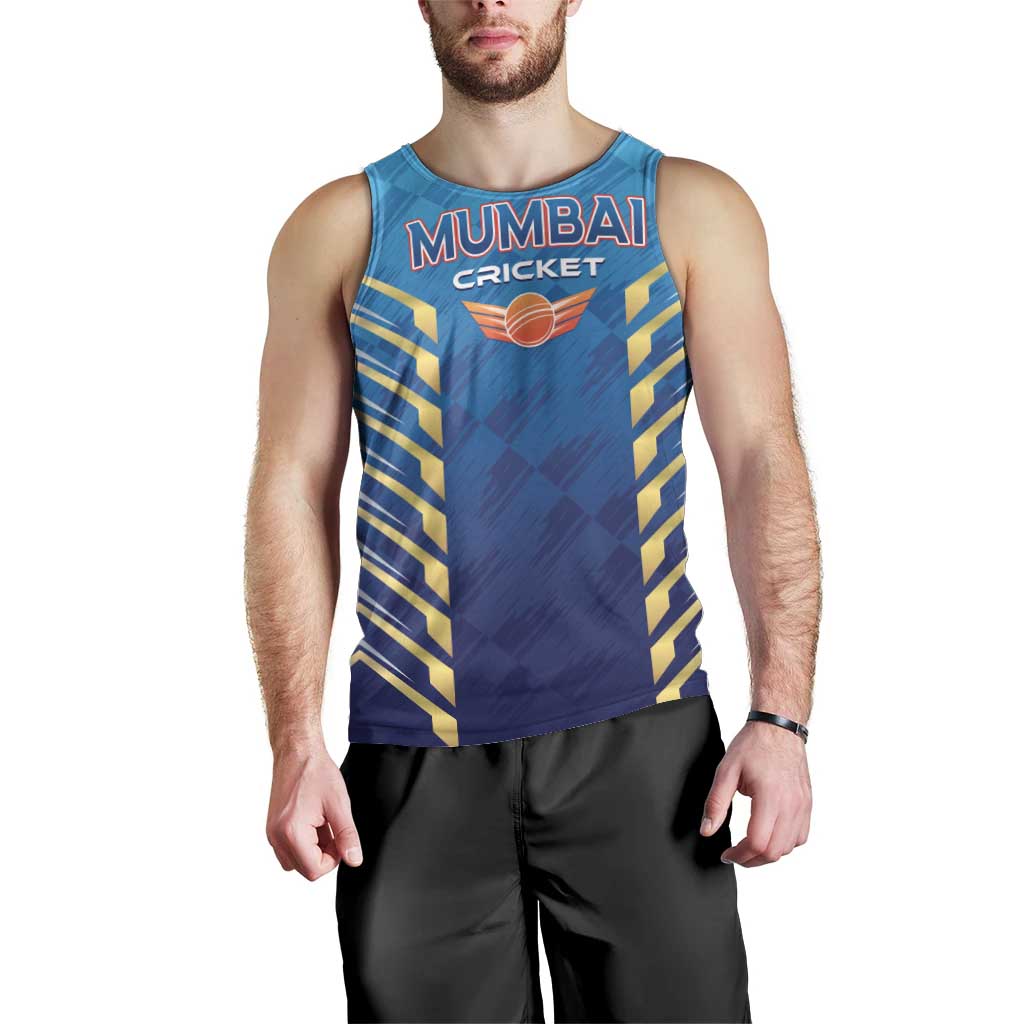 Custom Mumbai 2025 Cricket Indians Men Tank Top Aali Re Play Like Mumbai
