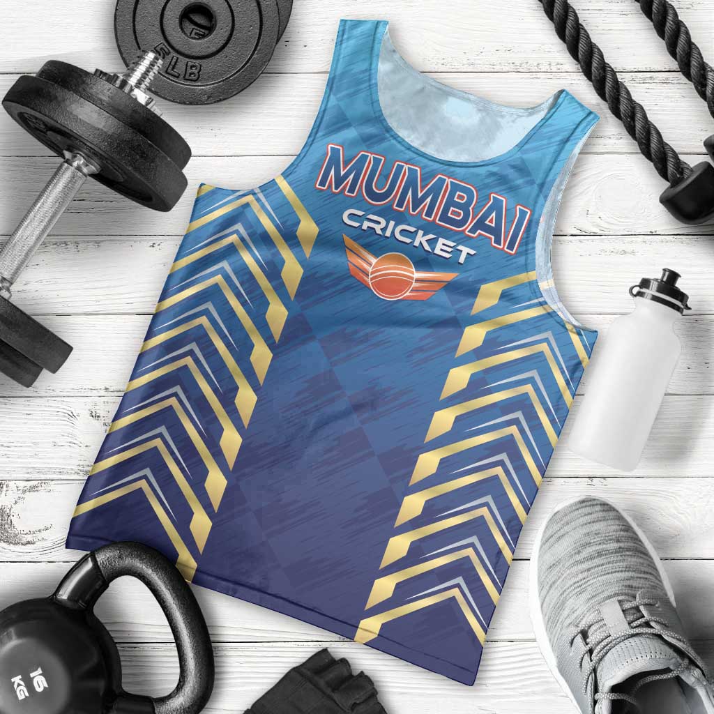 Custom Mumbai 2025 Cricket Indians Men Tank Top Aali Re Play Like Mumbai