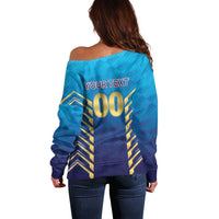 Custom Mumbai 2025 Cricket Indians Off Shoulder Sweater Aali Re Play Like Mumbai