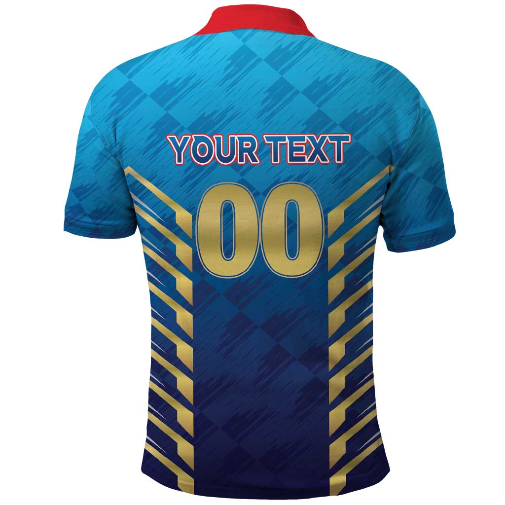Custom Mumbai 2025 Cricket Indians Polo Shirt Aali Re Play Like Mumbai