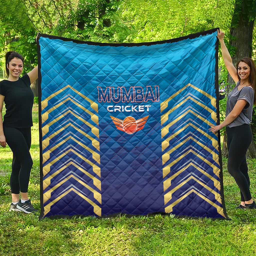 Mumbai 2025 Cricket Indians Quilt Aali Re Play Like Mumbai