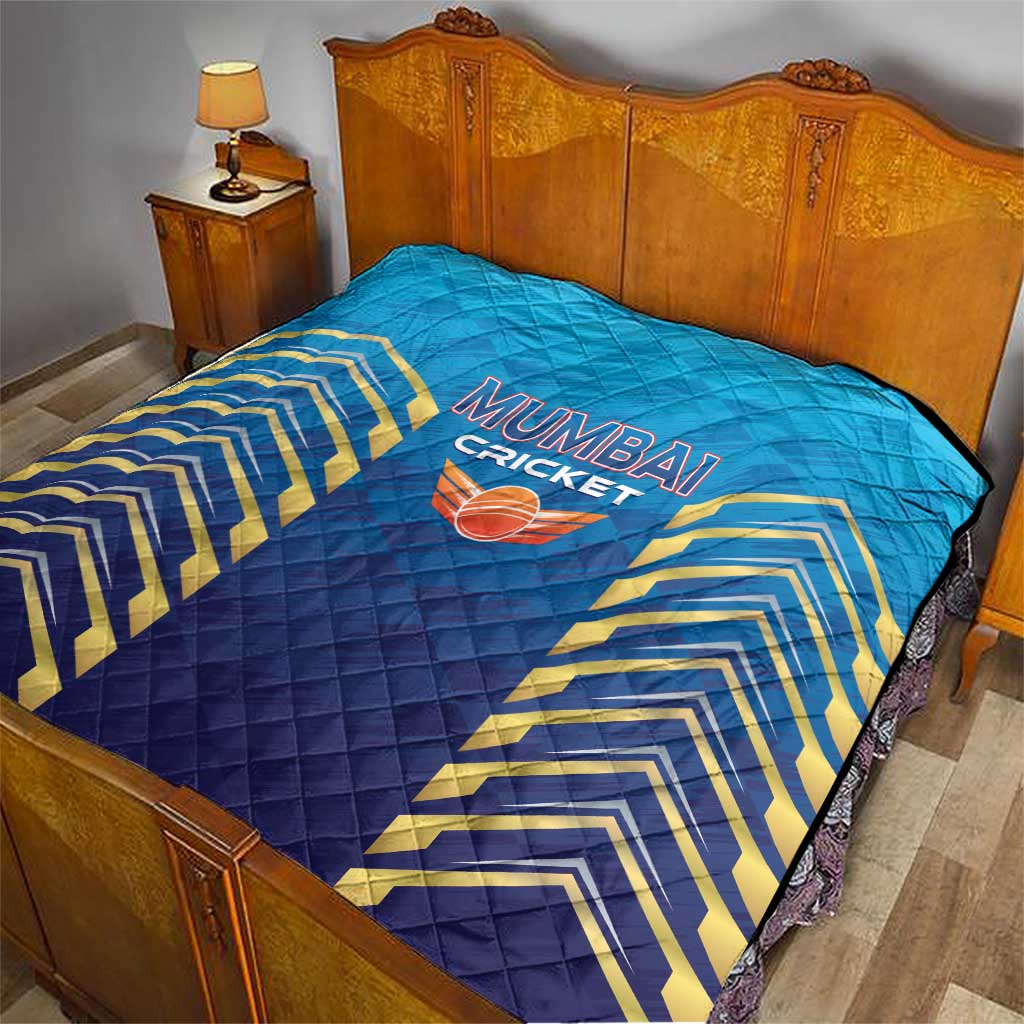 Mumbai 2025 Cricket Indians Quilt Aali Re Play Like Mumbai