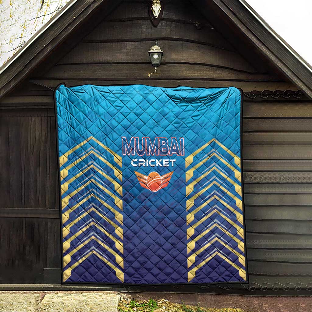 Mumbai 2025 Cricket Indians Quilt Aali Re Play Like Mumbai