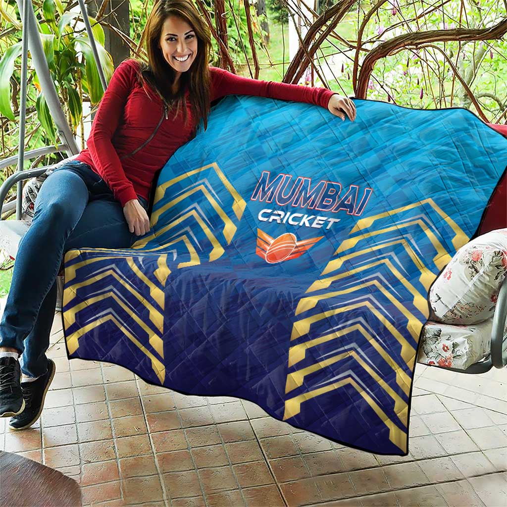 Mumbai 2025 Cricket Indians Quilt Aali Re Play Like Mumbai