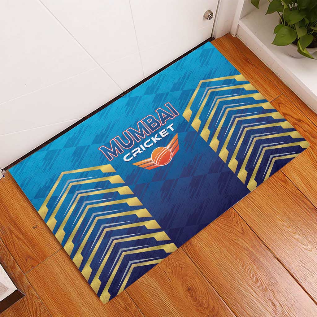 Mumbai 2025 Cricket Indians Rubber Doormat Aali Re Play Like Mumbai