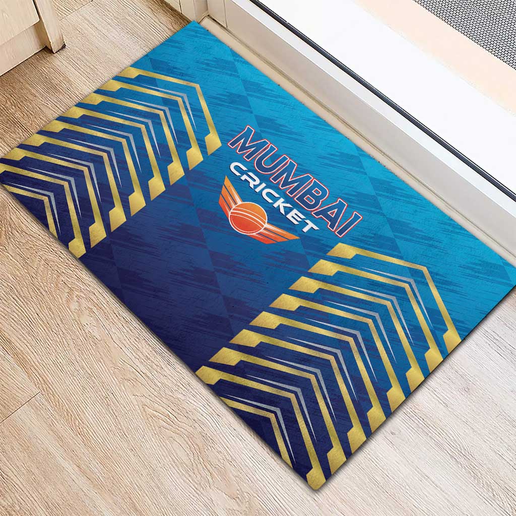 Mumbai 2025 Cricket Indians Rubber Doormat Aali Re Play Like Mumbai