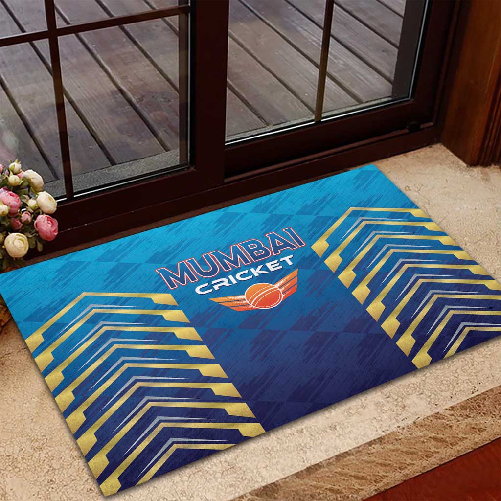 Mumbai 2025 Cricket Indians Rubber Doormat Aali Re Play Like Mumbai