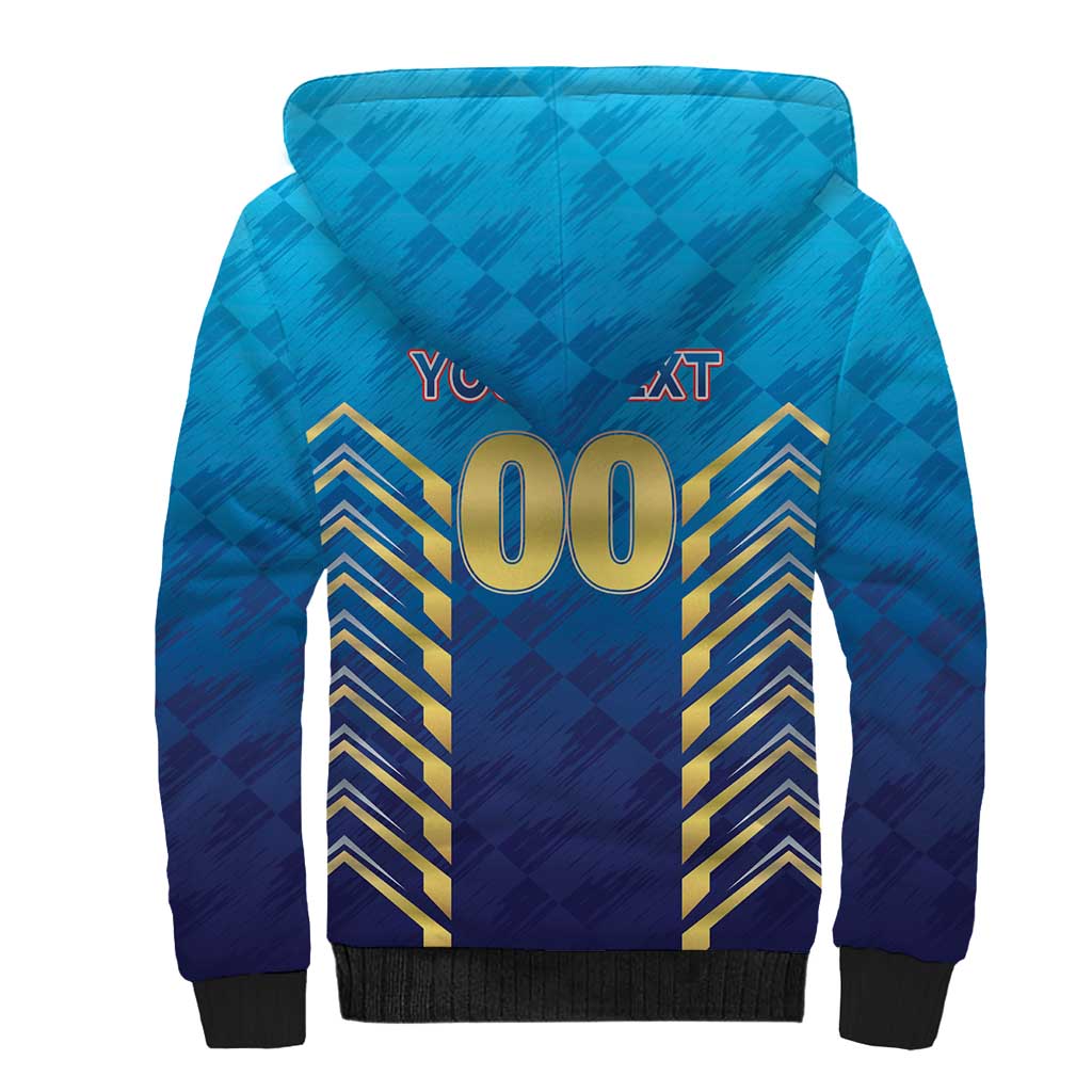 Custom Mumbai 2025 Cricket Indians Sherpa Hoodie Aali Re Play Like Mumbai