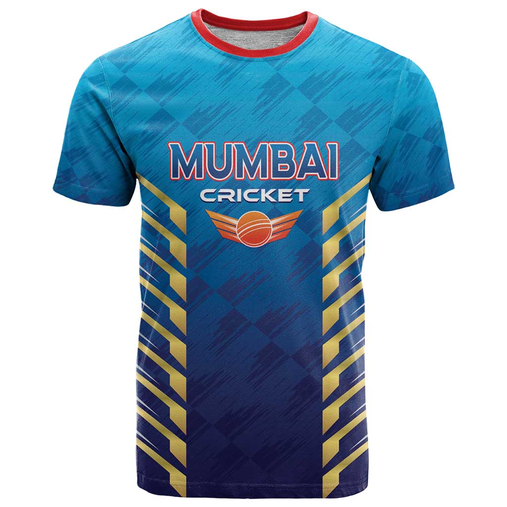 Custom Mumbai 2025 Cricket Indians T Shirt Aali Re Play Like Mumbai