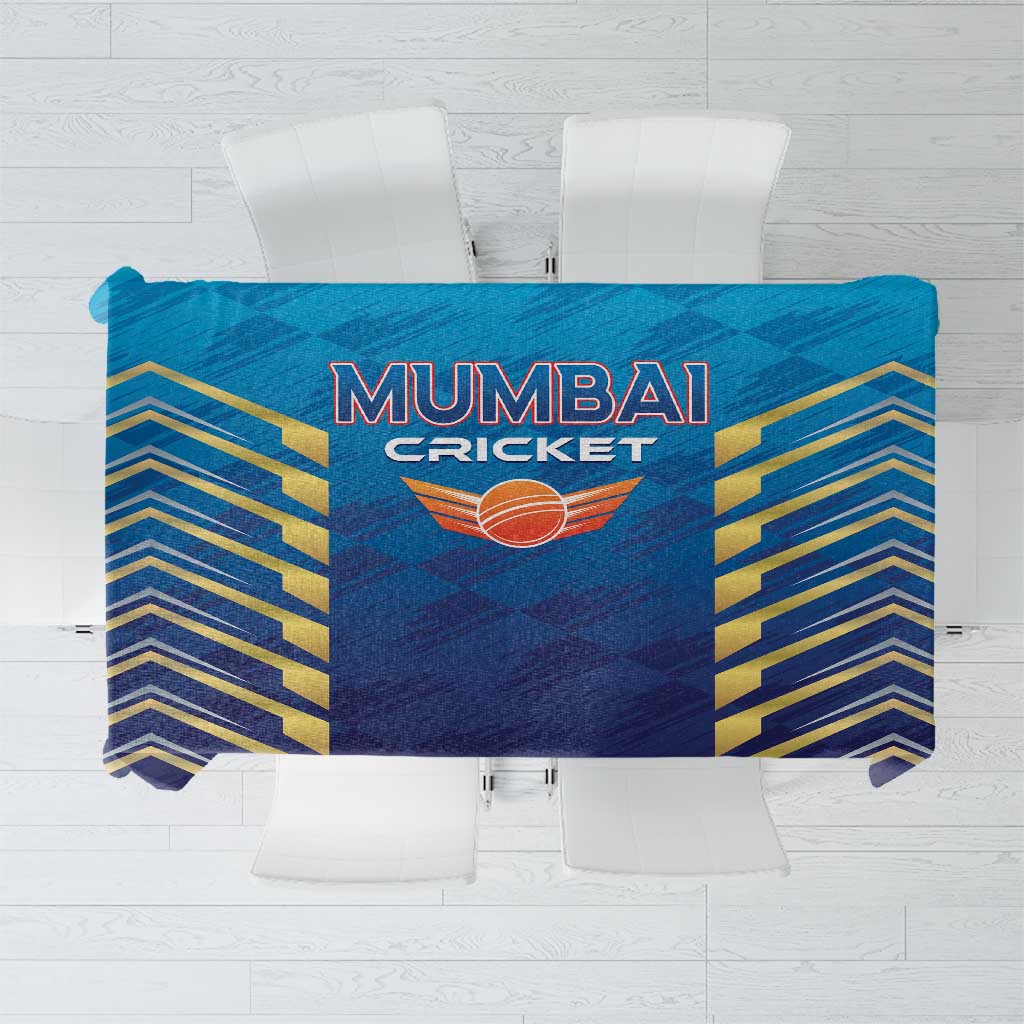 Mumbai 2025 Cricket Indians Tablecloth Aali Re Play Like Mumbai