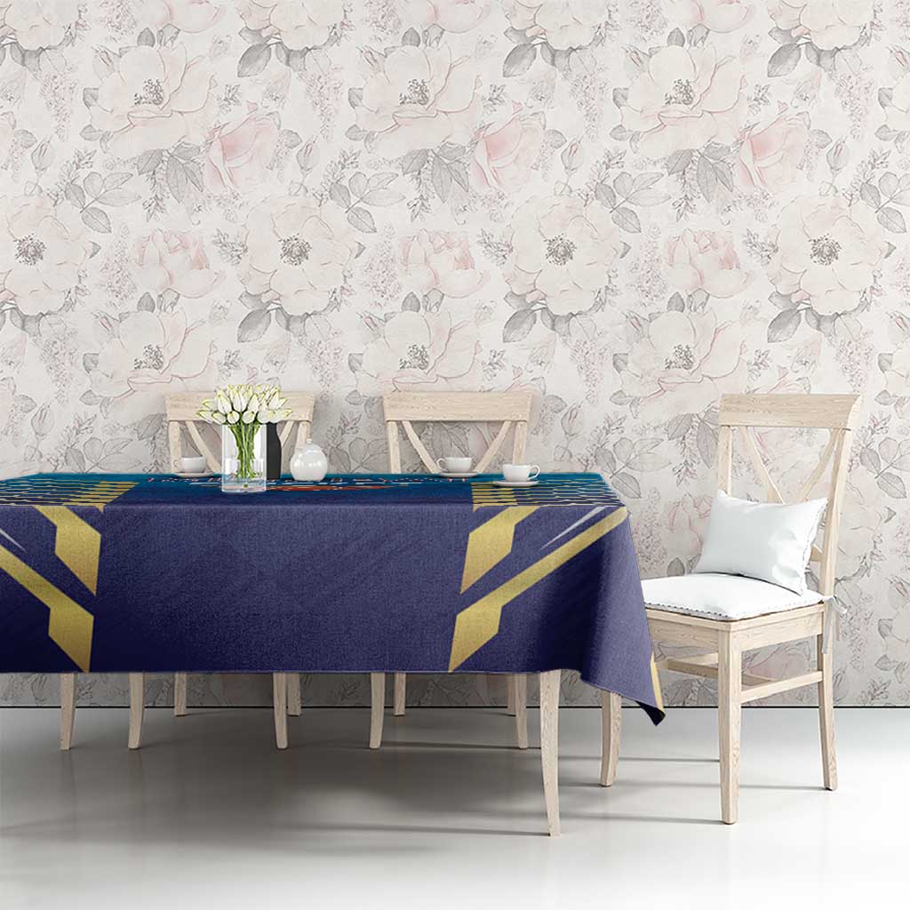 Mumbai 2025 Cricket Indians Tablecloth Aali Re Play Like Mumbai