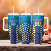 Custom Mumbai 2025 Cricket Indians Tumbler With Handle Aali Re Play Like Mumbai