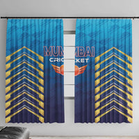 Mumbai 2025 Cricket Indians Window Curtain Aali Re Play Like Mumbai