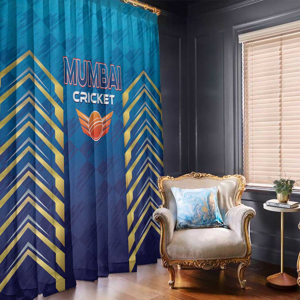 Mumbai 2025 Cricket Indians Window Curtain Aali Re Play Like Mumbai