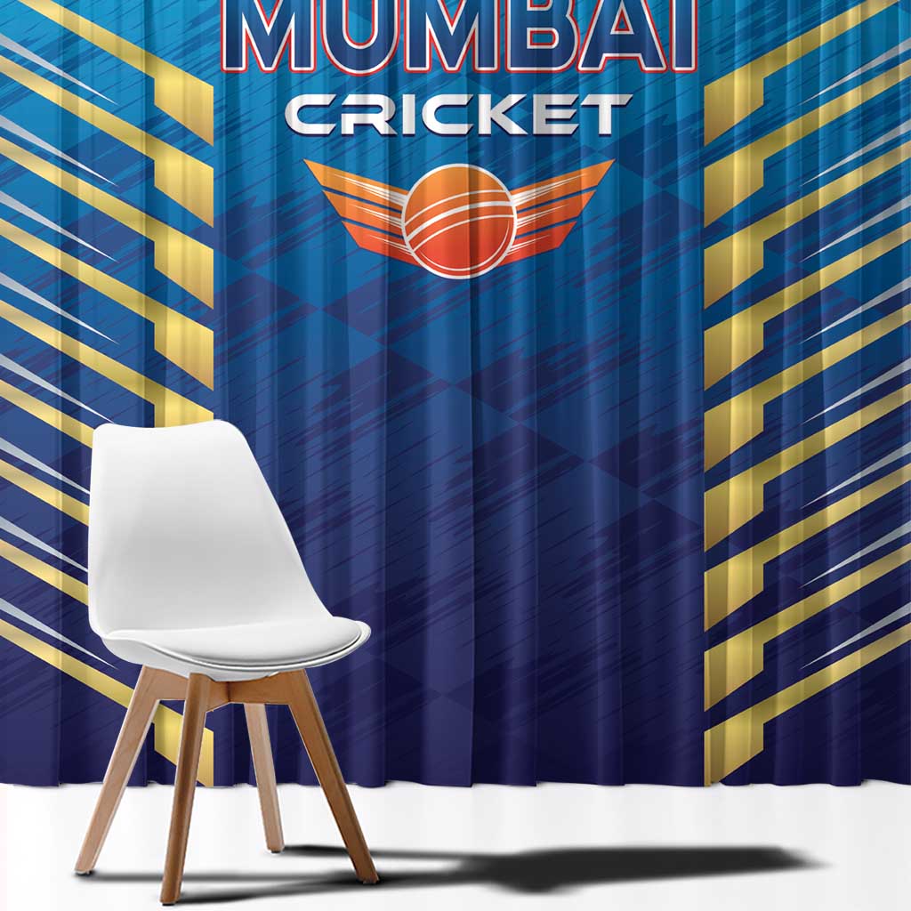Mumbai 2025 Cricket Indians Window Curtain Aali Re Play Like Mumbai