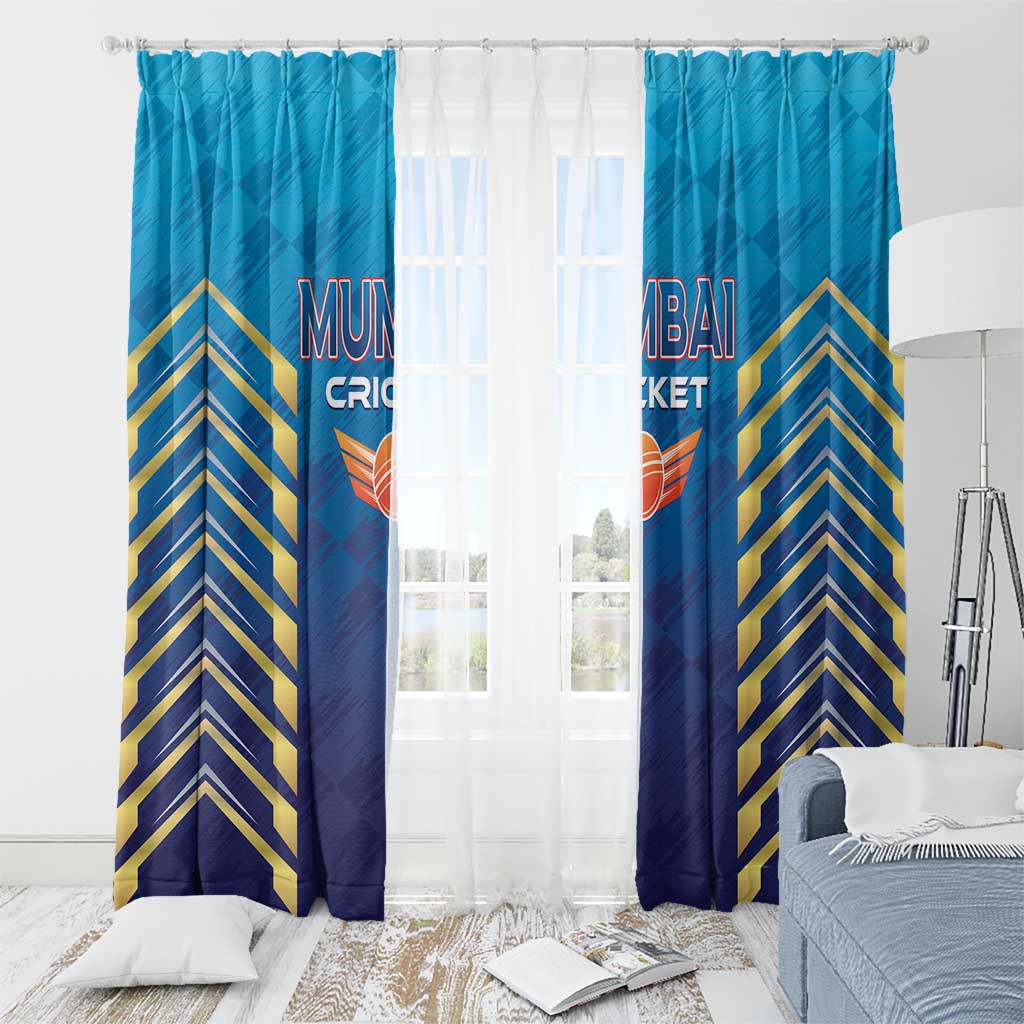 Mumbai 2025 Cricket Indians Window Curtain Aali Re Play Like Mumbai