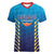 Custom Mumbai 2025 Cricket Indians Women V-Neck T-Shirt Aali Re Play Like Mumbai