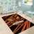 Hyderabad 2025 Cricket Sunrisers Area Rug Orange Army Play With Fire