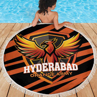 Hyderabad 2025 Cricket Sunrisers Beach Blanket Orange Army Play With Fire