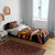 Hyderabad 2025 Cricket Sunrisers Bedding Set Orange Army Play With Fire