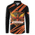 Custom Hyderabad 2025 Cricket Sunrisers Button Sweatshirt Orange Army Play With Fire
