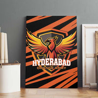 Hyderabad 2025 Cricket Sunrisers Canvas Wall Art Orange Army Play With Fire
