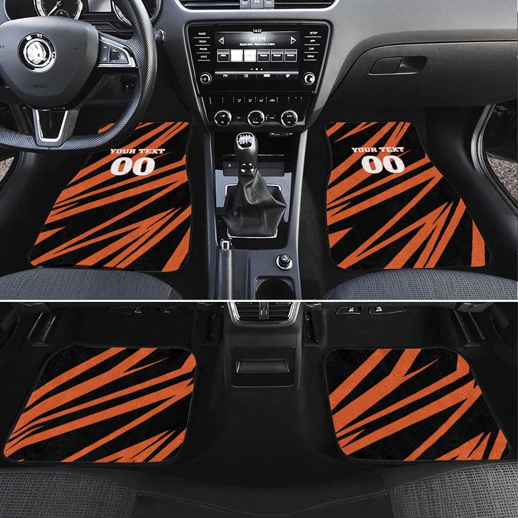 Hyderabad 2025 Cricket Sunrisers Car Mats Orange Army Play With Fire