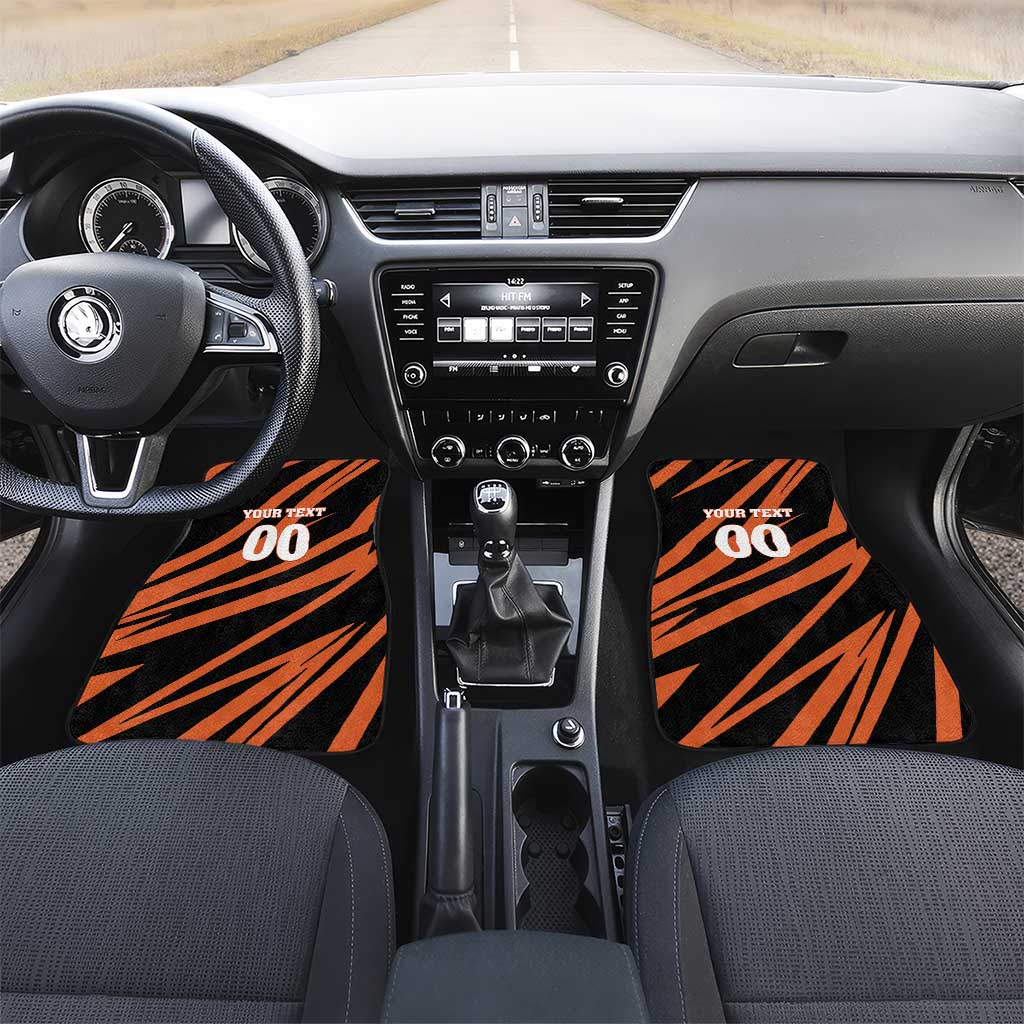 Hyderabad 2025 Cricket Sunrisers Car Mats Orange Army Play With Fire
