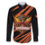 Custom Hyderabad 2025 Cricket Sunrisers Family Matching Short Sleeve Bodycon Dress and Hawaiian Shirt Orange Army Play With Fire