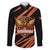 Custom Hyderabad 2025 Cricket Sunrisers Family Matching Tank Maxi Dress and Hawaiian Shirt Orange Army Play With Fire