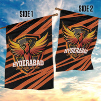 Hyderabad 2025 Cricket Sunrisers Garden Flag Orange Army Play With Fire