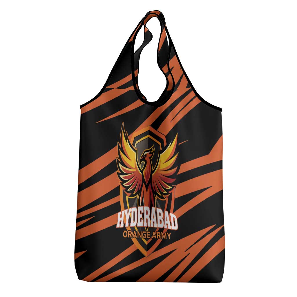 Hyderabad 2025 Cricket Sunrisers Grocery Bag Orange Army Play With Fire