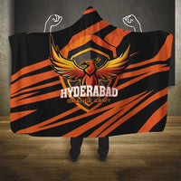 Hyderabad 2025 Cricket Sunrisers Hooded Blanket Orange Army Play With Fire
